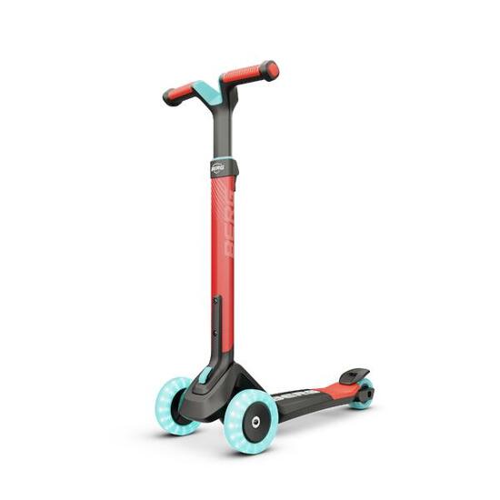 Trottinette pour Enfants, 2+ Ans, Pliable, LED, Nexo Rouge