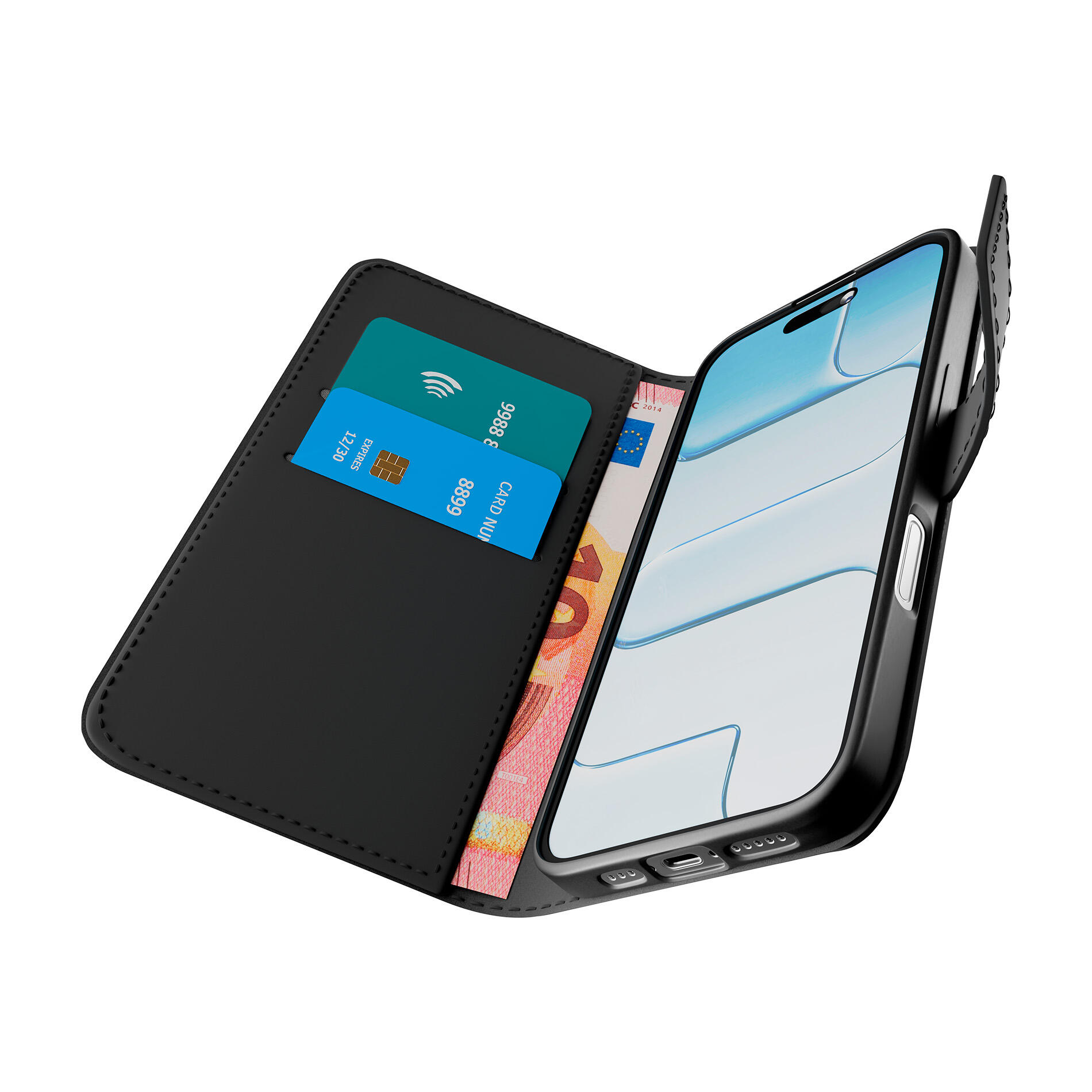 Étui portefeuille avec support pour iPhone 17 2/7