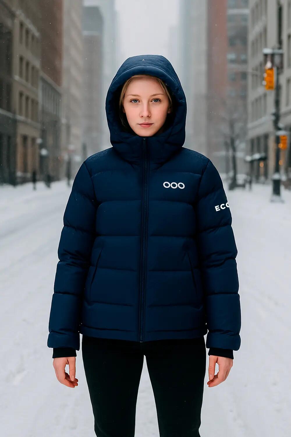 Abrigo ECOThermo Insulated Jacket de la marque ECOON couleur Azúl Marino 5/6