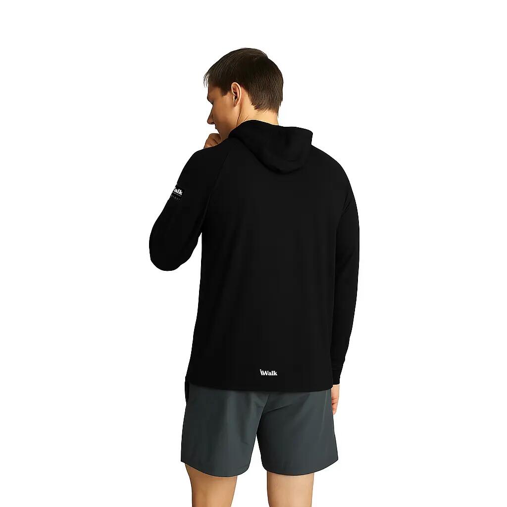 Sudadera iwalk EcoRun Tech Sweatshirt couleur noir 2/5