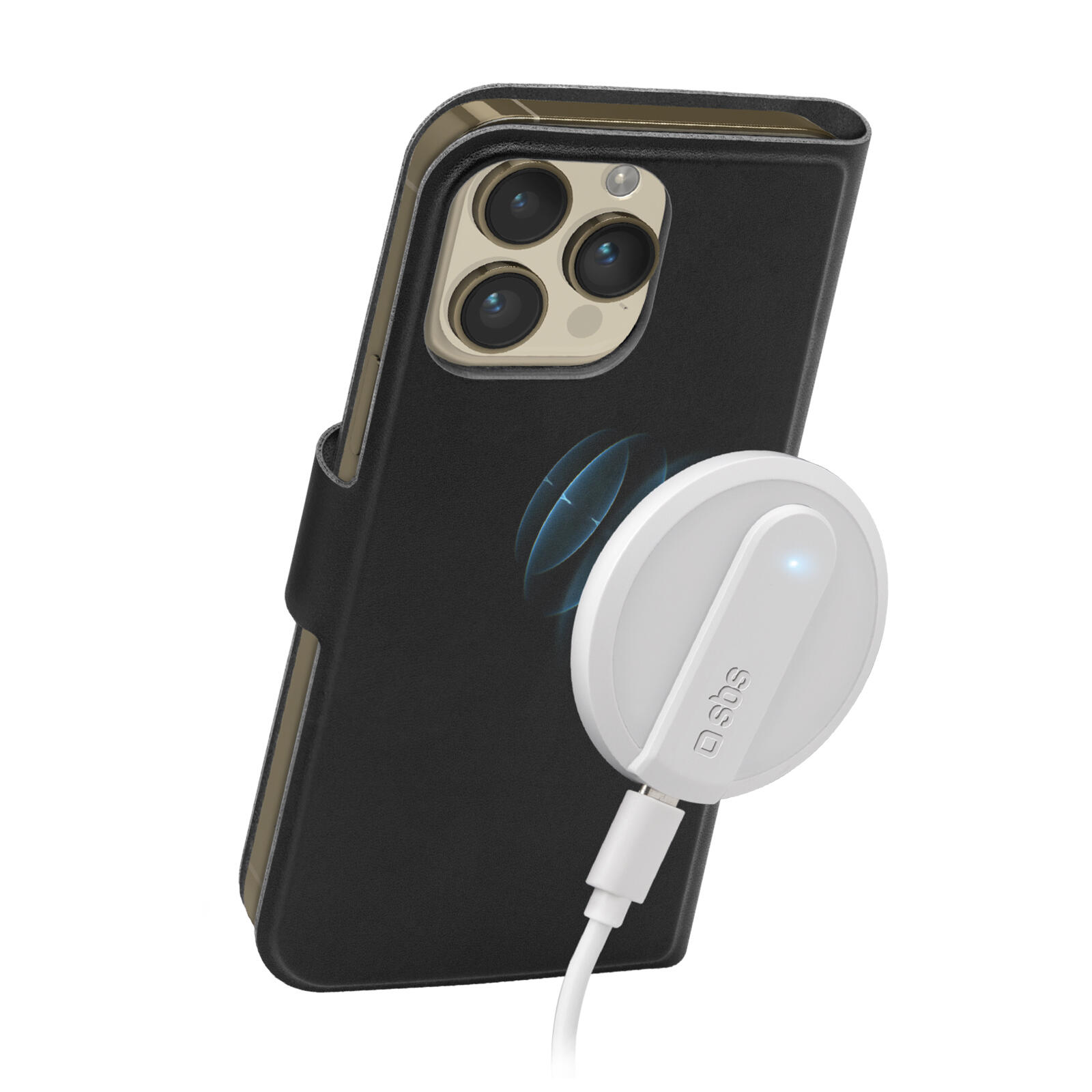 Custodia a libro compatibile con ricarica MagSafe, iPhone 14 Pro Max/13 Pro Max 2/2
