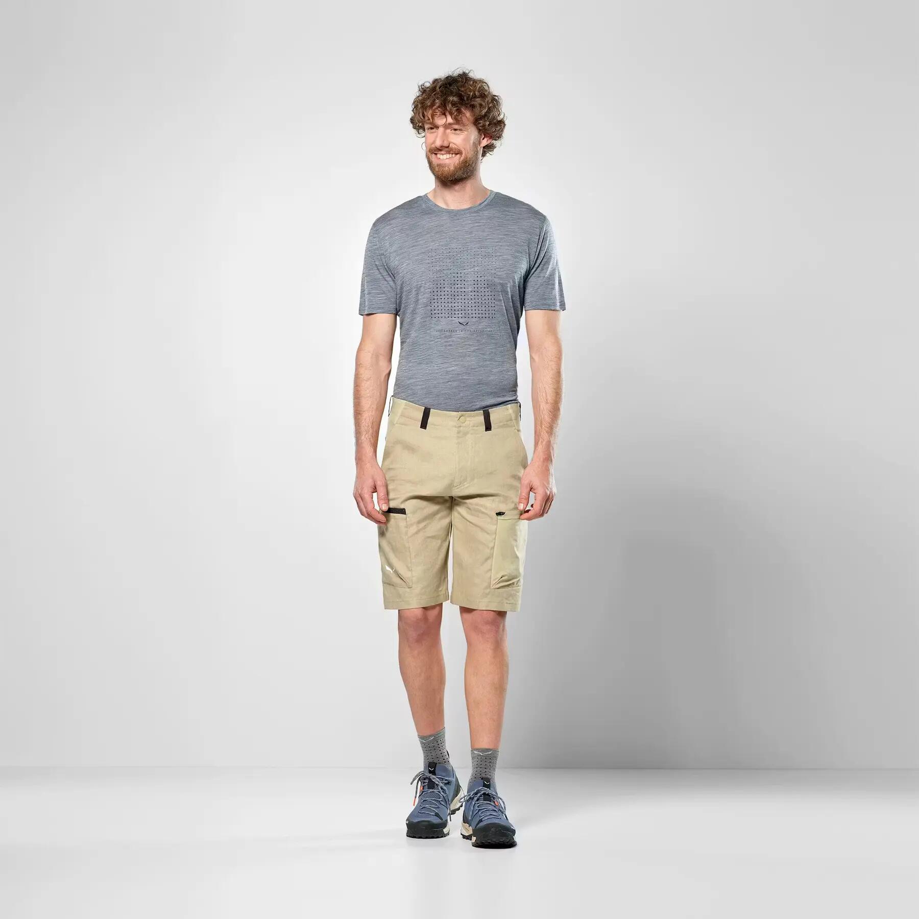 Pantalón corto cargo Salewa Puez Hemp 3/5