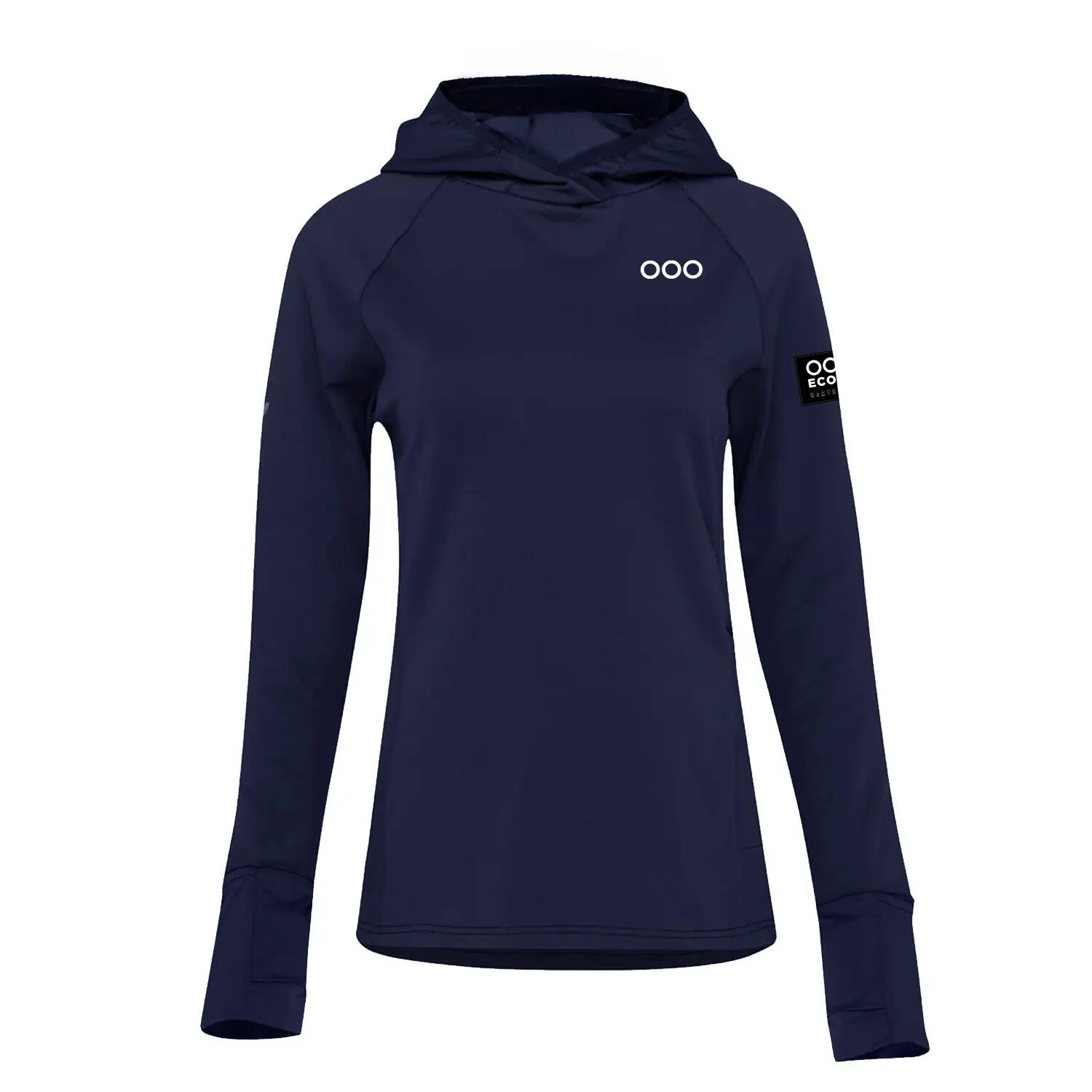 Sudadera avec capucha ECOON modèle Course du Sanglier couleur bleu Marino 4/7