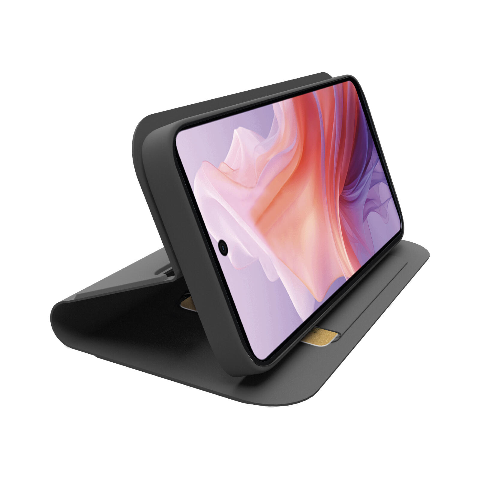 Custodia a libro con supporto stand, soft touch per Motorola Moto E14 2/2