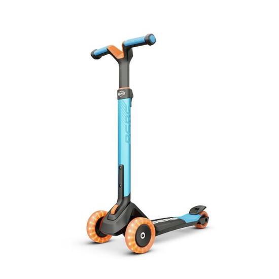 Trottinette pour Enfants, 2+ Ans, Pliable, LED, Nexo Bleu