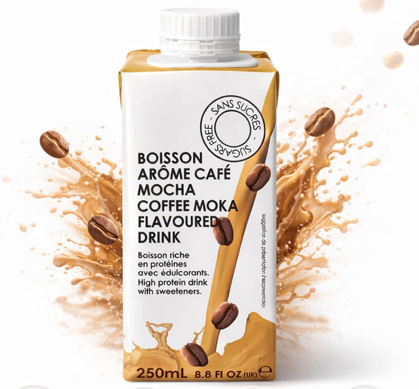 Protein Brick 250 ml de MOKA Pack de 6 unités 4/5