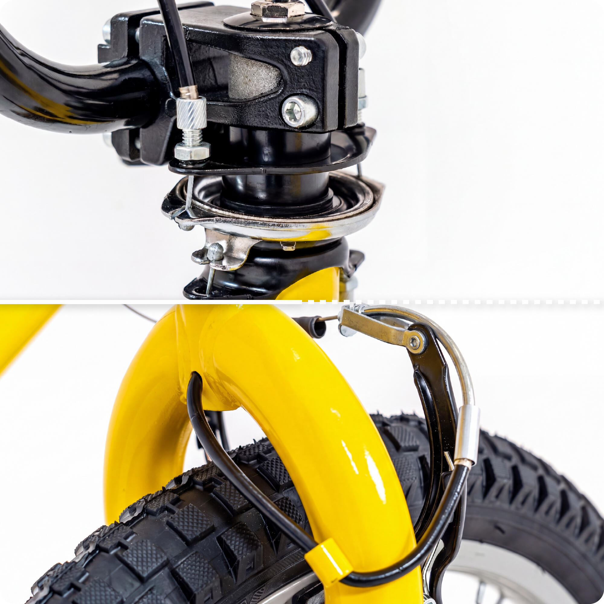 BMX kolo VOLTOURI BK15 20 palců ocelový rám V-Brake freestyle pro děti 7–13 let 5/7