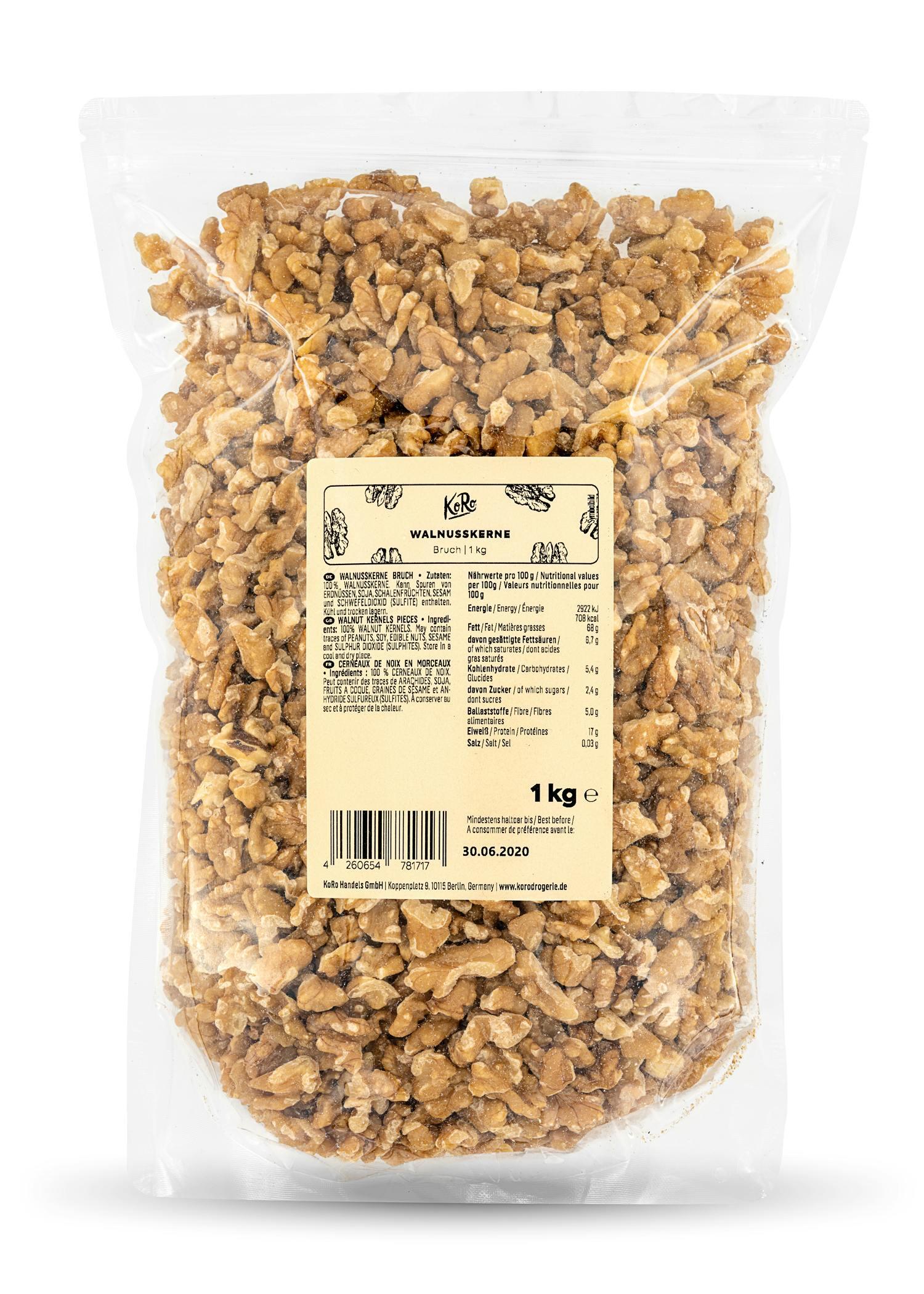 Noci sgusciate a pezzetti | 1 kg 1/6