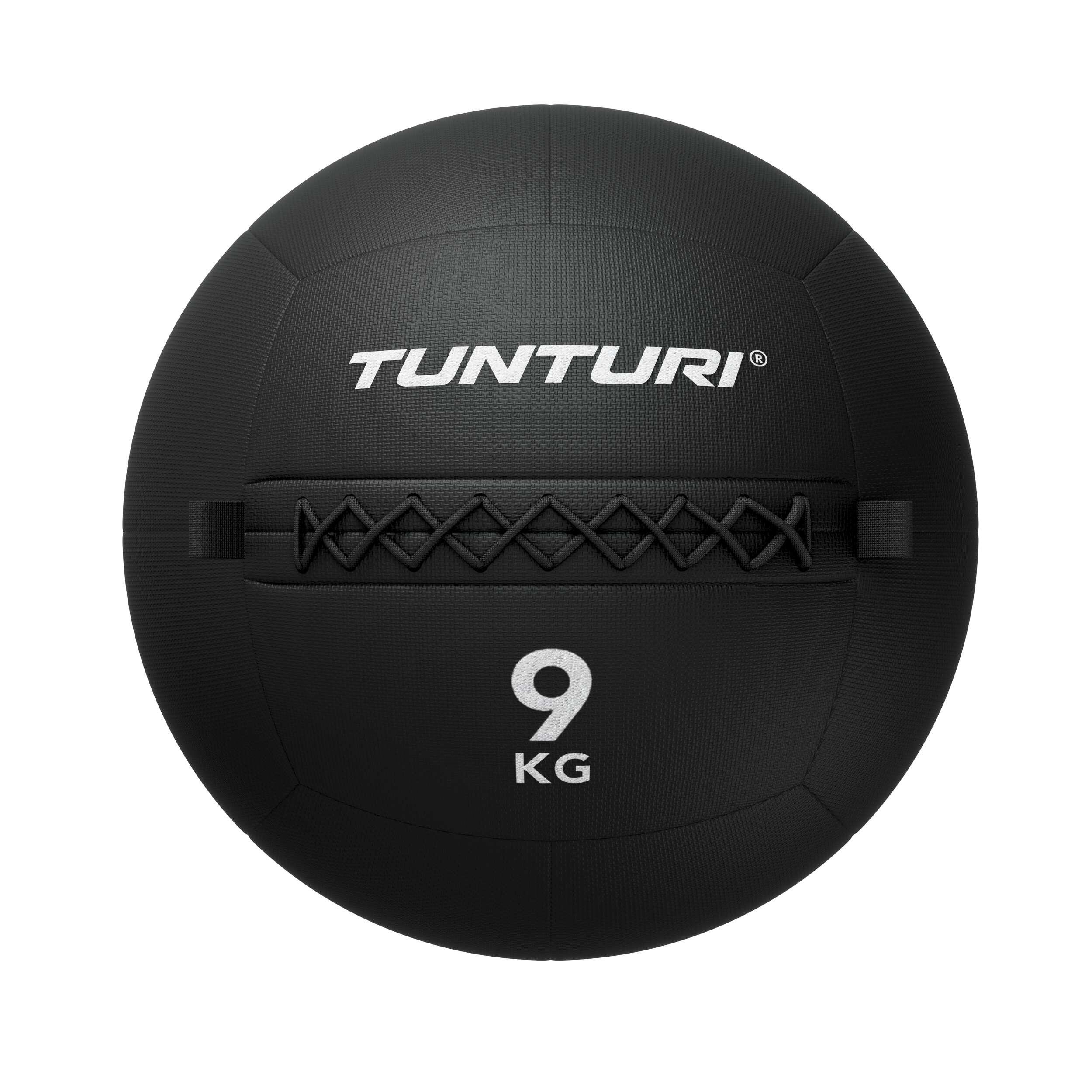 Platinum wall ball 9kg zwart inclusief gratis fitness app 2/7