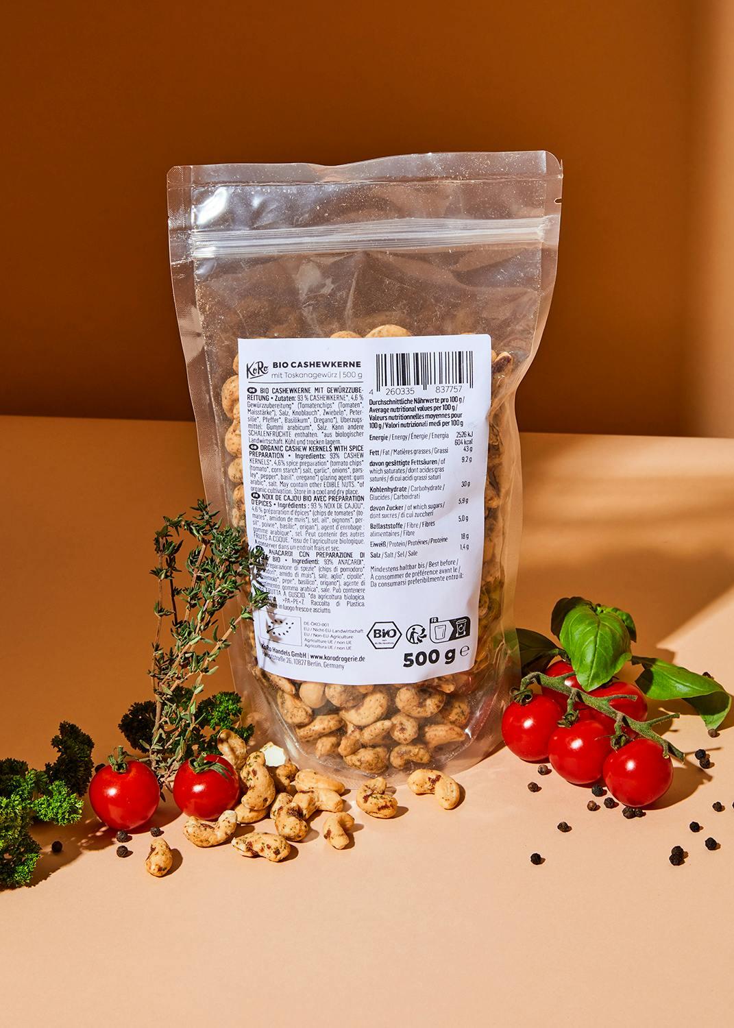 Anacardi con spezie toscane bio | 500 g 2/7