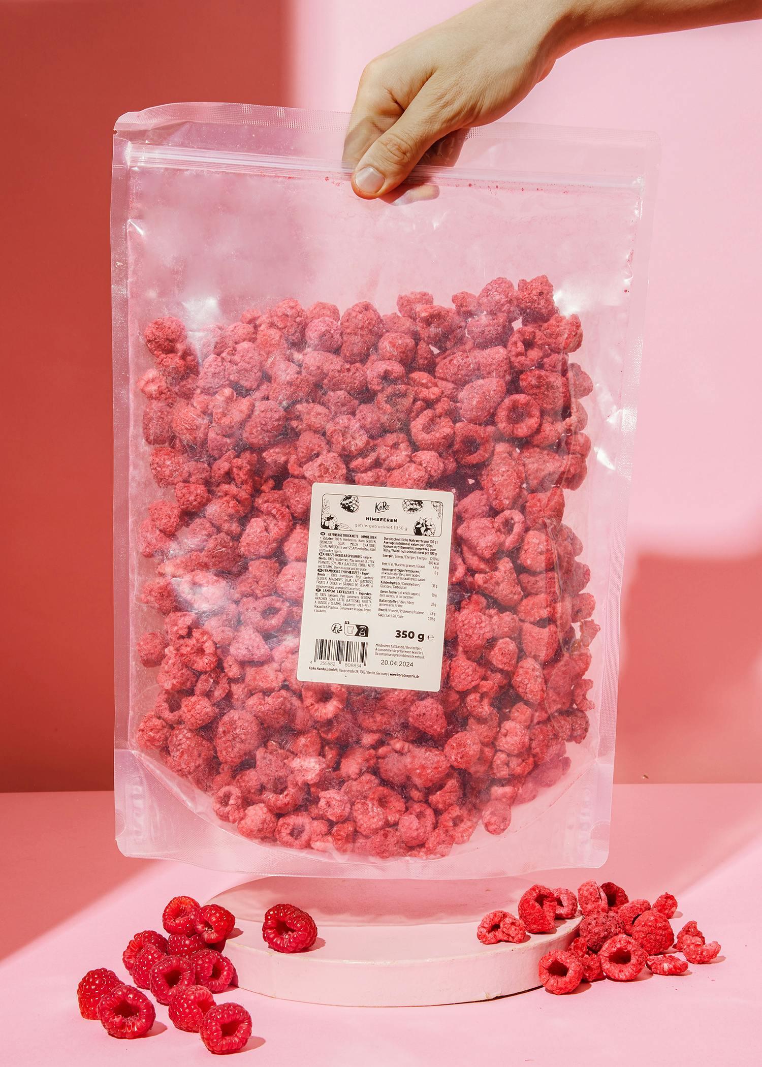 Framboises lyophilisées 350 g 7/7