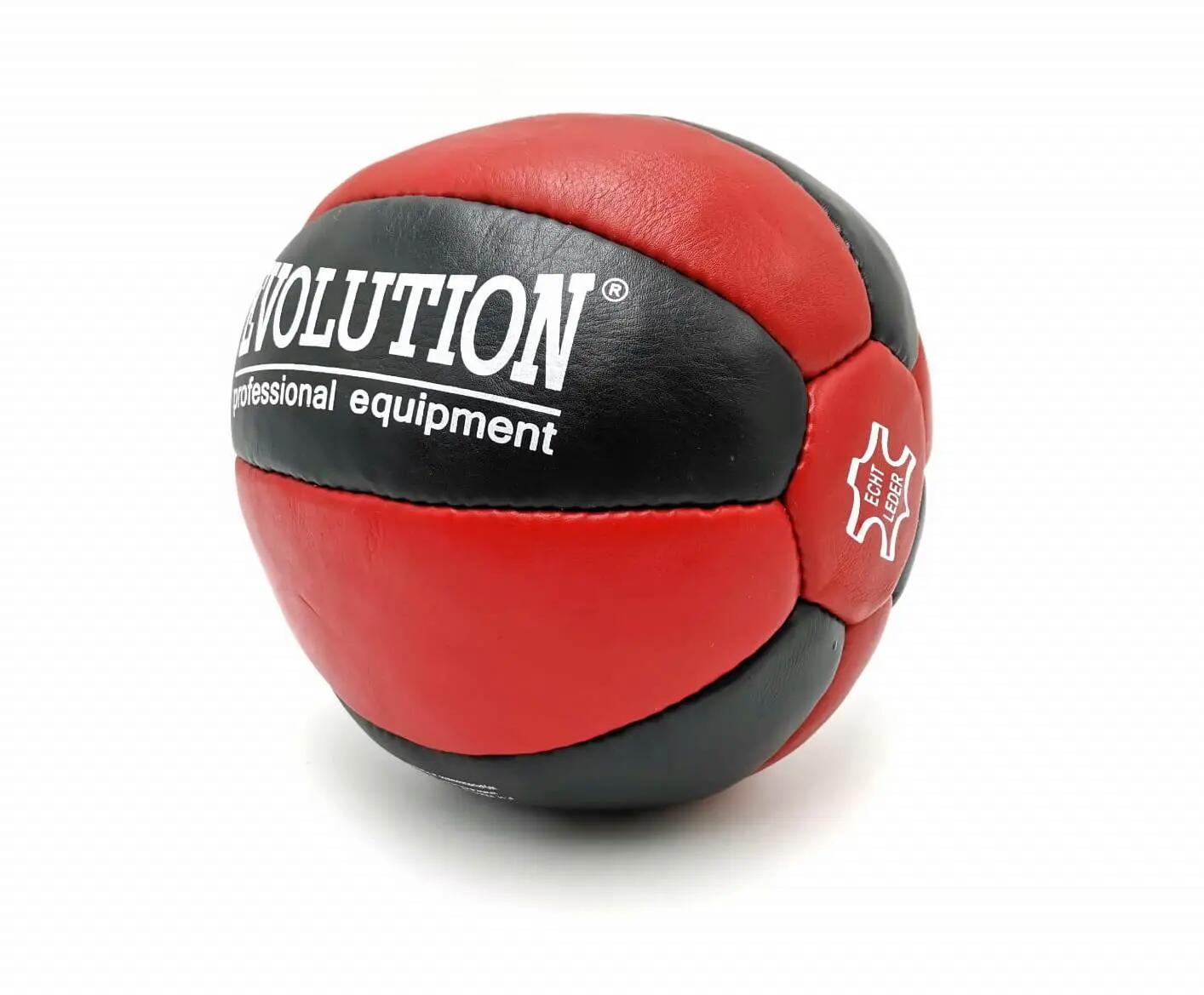 Piłka lekarska Evolution Professional Equipment ze skóry naturalnej 1 kg 2/4