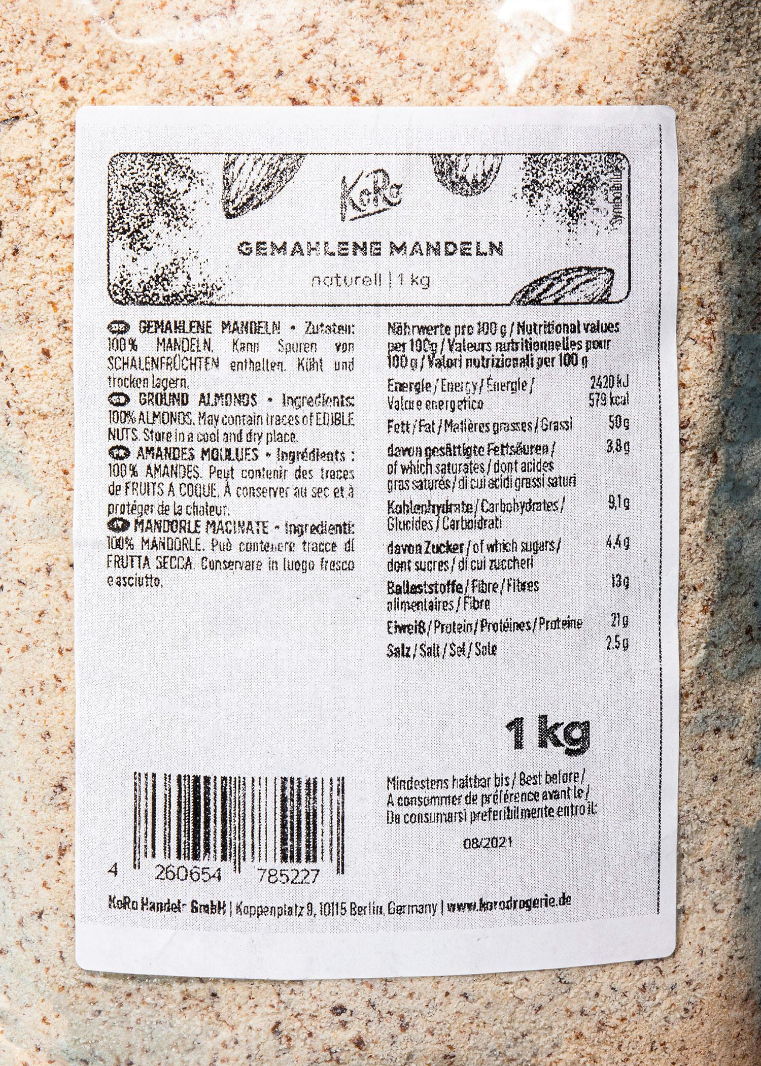 Mandorle tritate | 1 kg 4/6