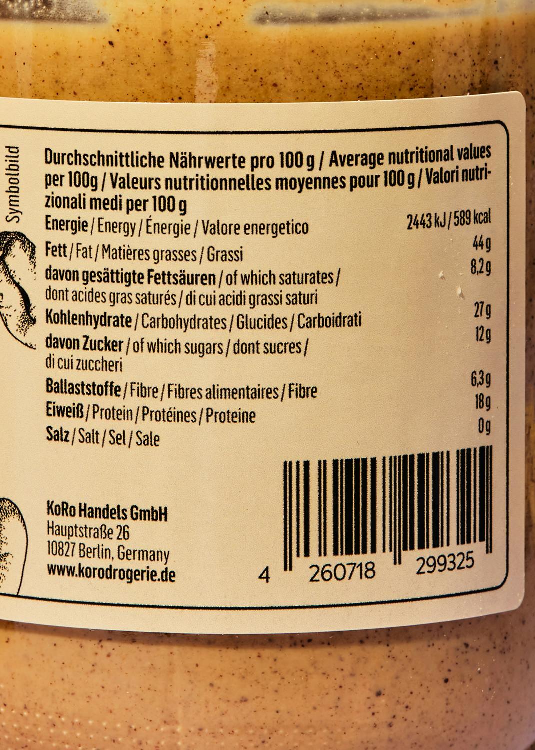 Purée de cajou saveur banana bread 500 g 5/7