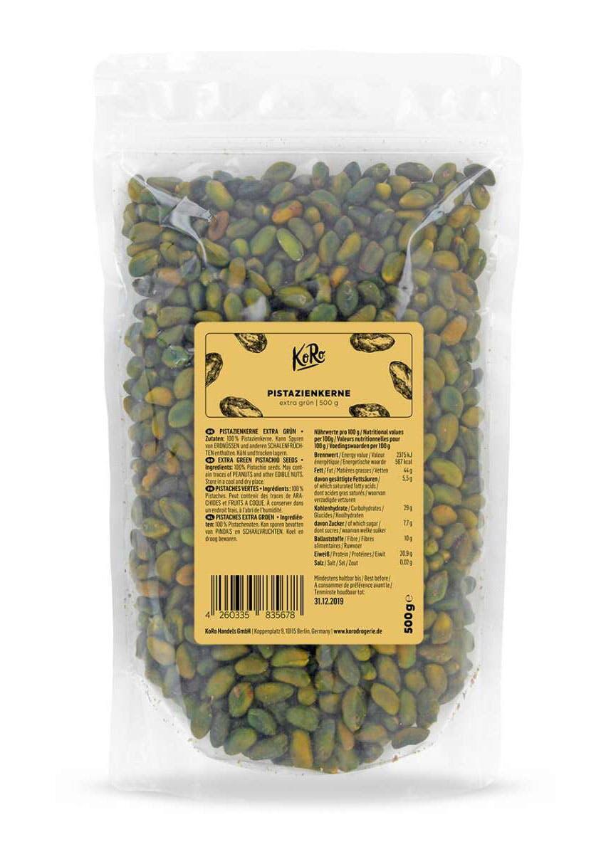 Pistaches vertes décortiquées 500 g 1/6