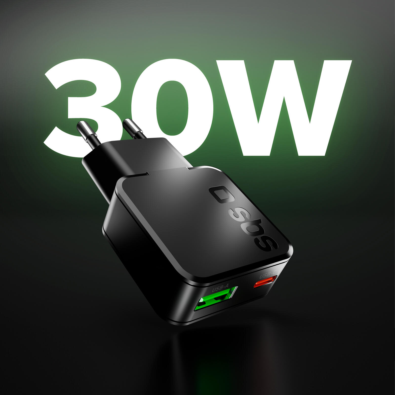 Chargeur mural slim 30 W USB-C Power Delivery et USB-A Fast Charge 2/7