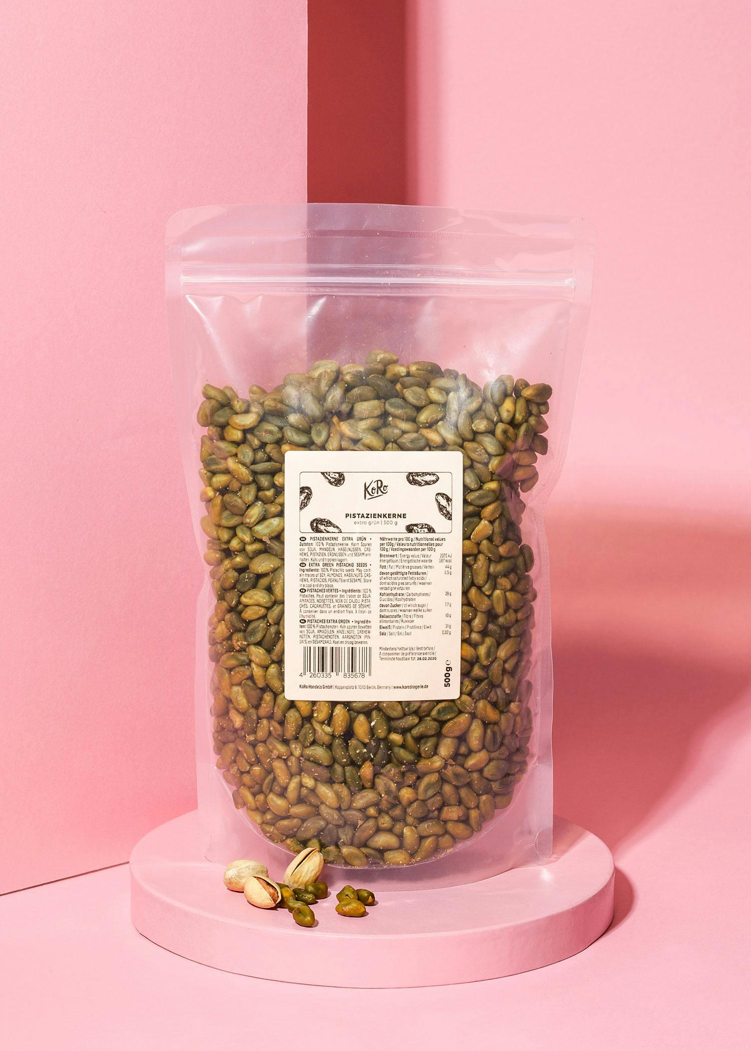 Pistaches vertes décortiquées 500 g 2/6