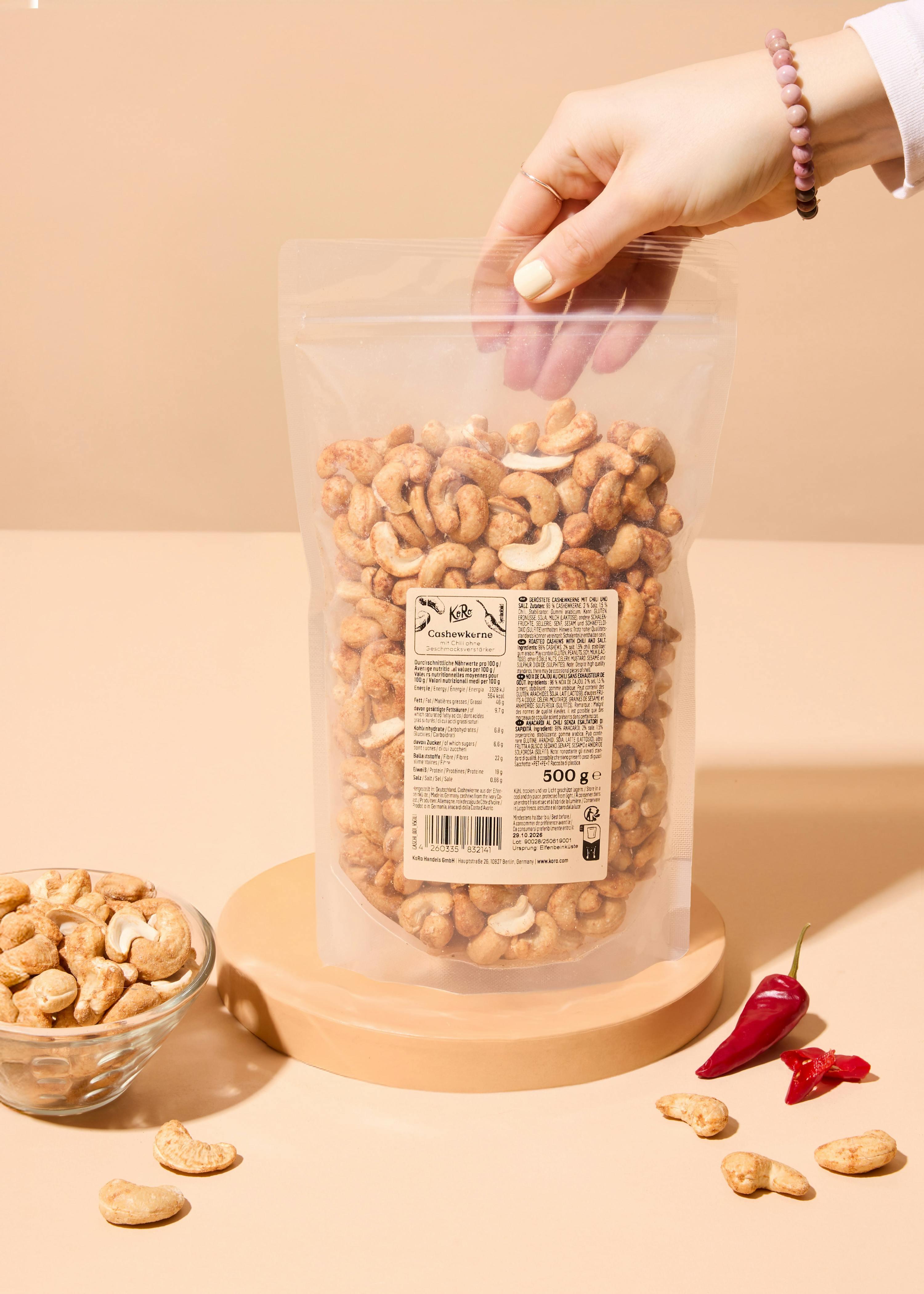 Anacardi speziati al peperoncino | 500 g 4/6