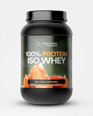 100% whey isolate eiwit gezouten karamel pot 1 kg sportdone