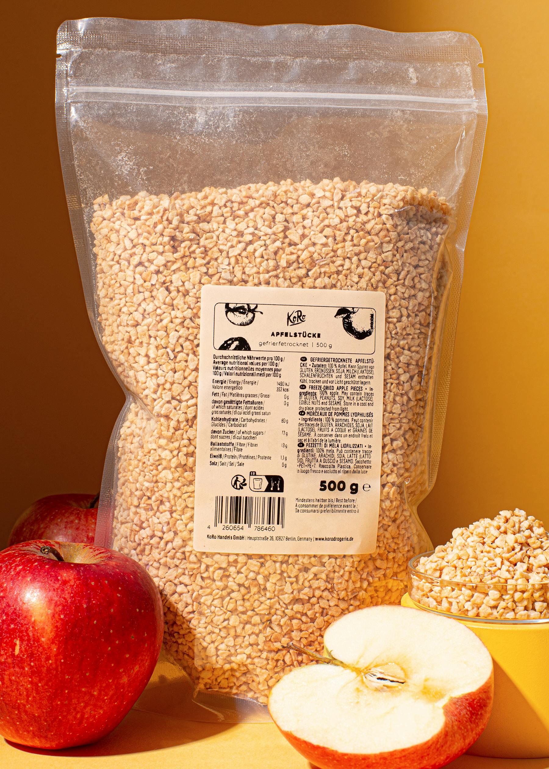 Pommes lyophilisées en morceaux 500 g 2/6