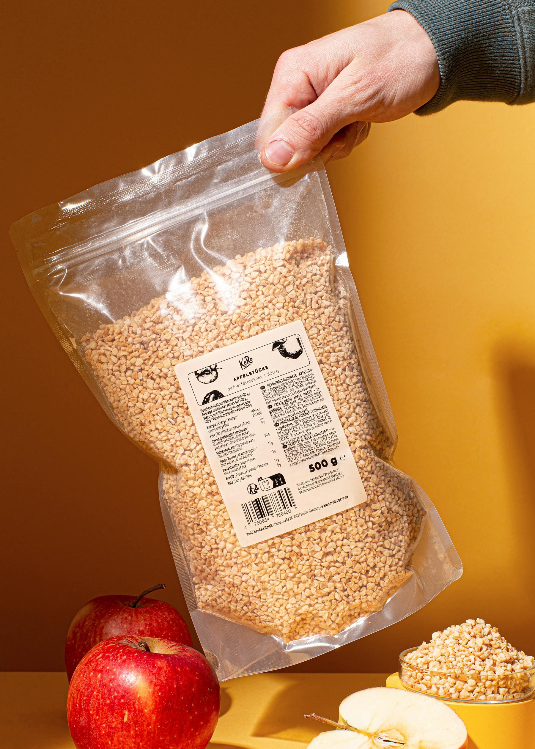 Pommes lyophilisées en morceaux 500 g 6/6