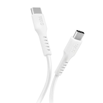 Kabel USB-C - USB-C do ładowania i transmisji danych o długości 1 metra