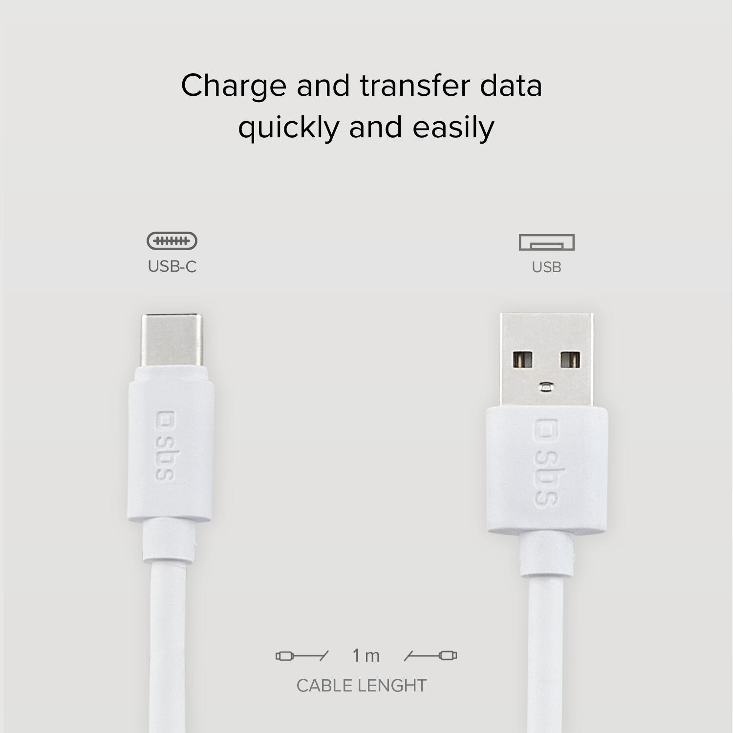 Cavo dati in silicone 1.5 m - Connettori USB a USB-C 2/4