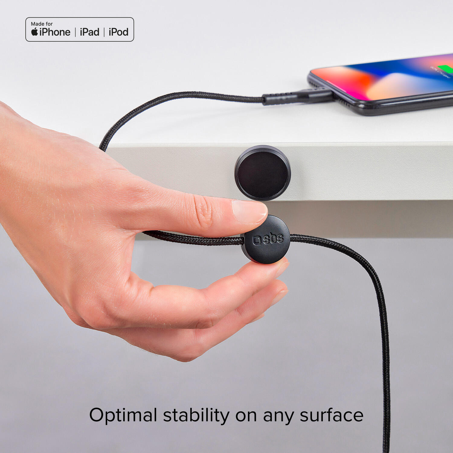 Câble USB-C - Lightning avec support magnétique 4/4
