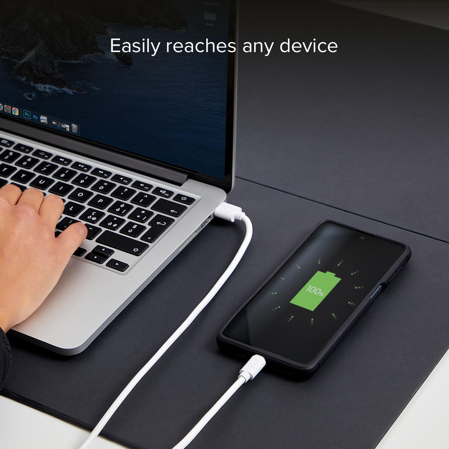 Cavo dati in silicone 1.5 m - Connettori USB a USB-C 4/4