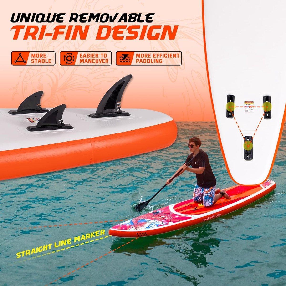 FunWater SUPFR01E 11'6" 8kg/150kg/15cm Koi rojo set 5/6