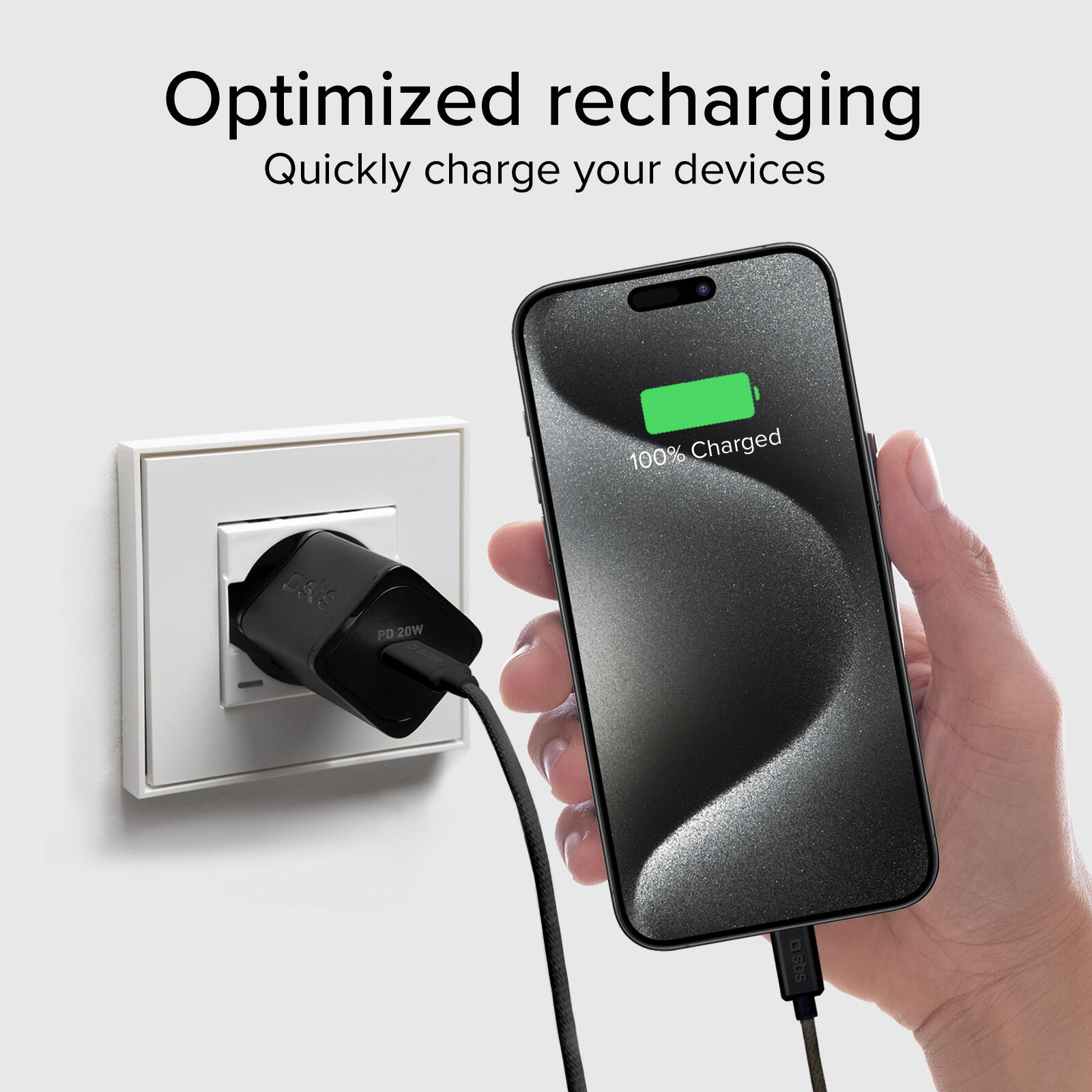 Cavo ricarica e dati USB-C 3.2 compatibile con Power Delivery a 100W 5/7