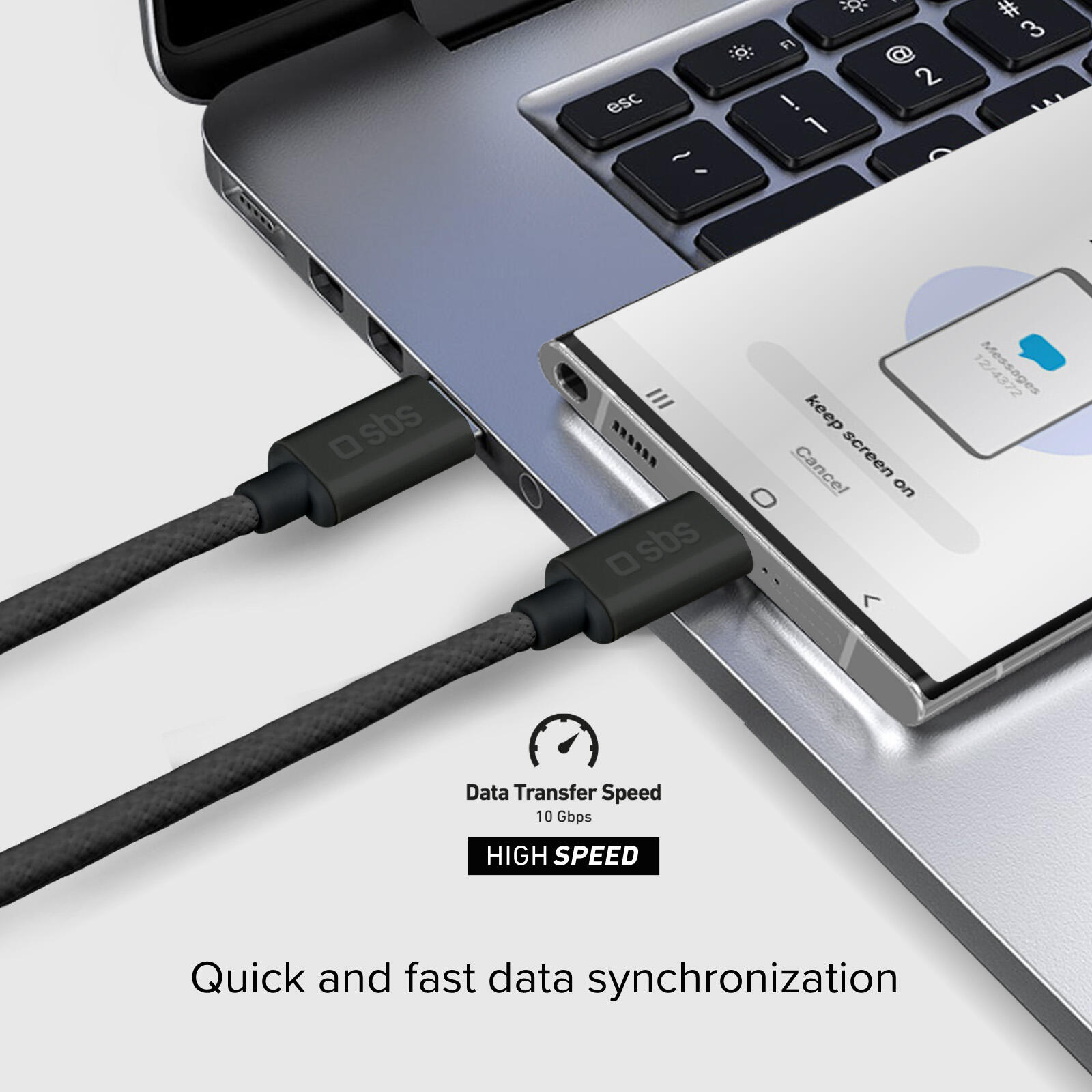 Cavo ricarica e dati USB-C 3.2 compatibile con Power Delivery a 100W 4/7