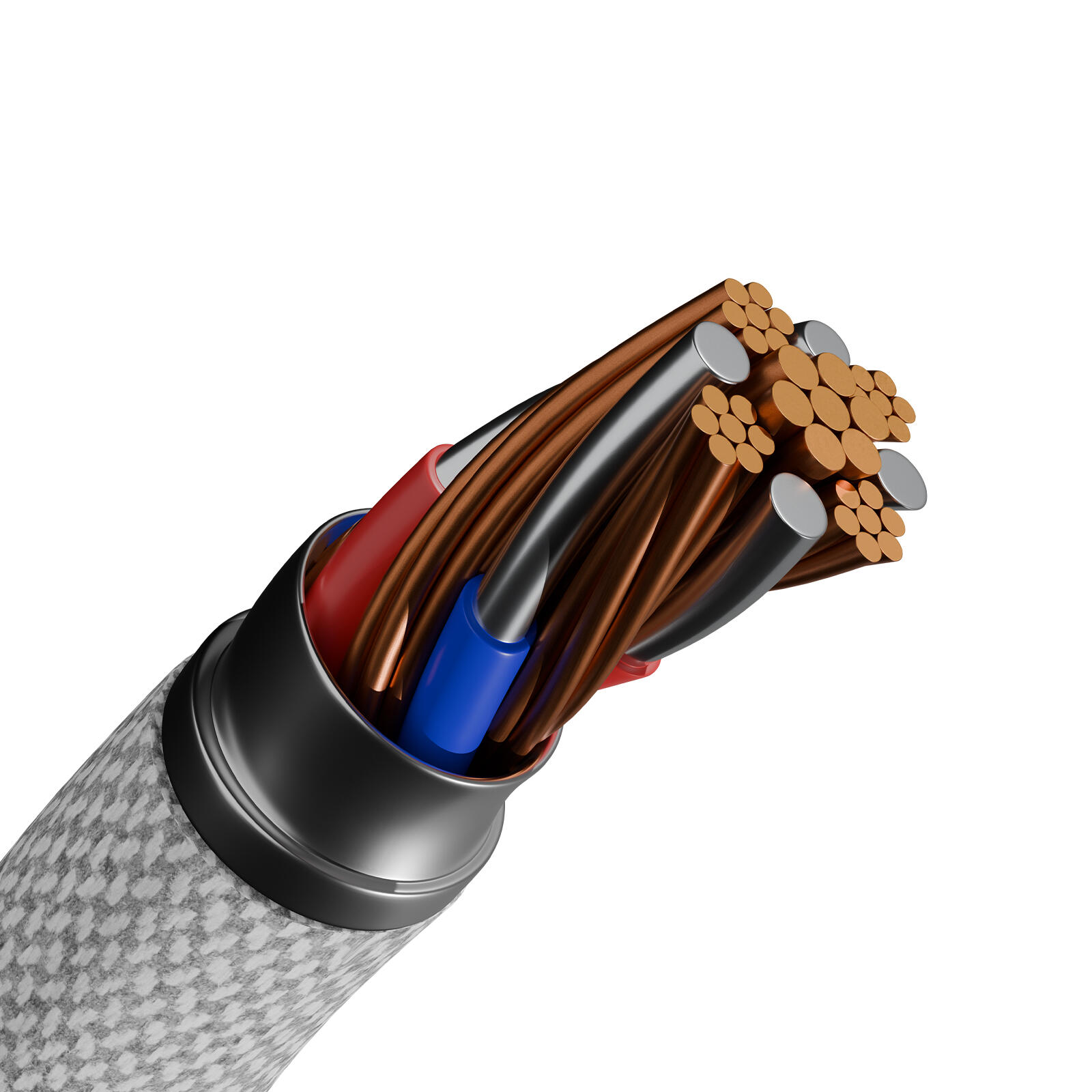 Cavo Avvolgibile Magnetico USB-C a USB-C, 1m 5/7