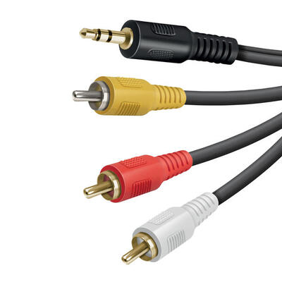 Cavo per videocamera da Jack a RCA 2m