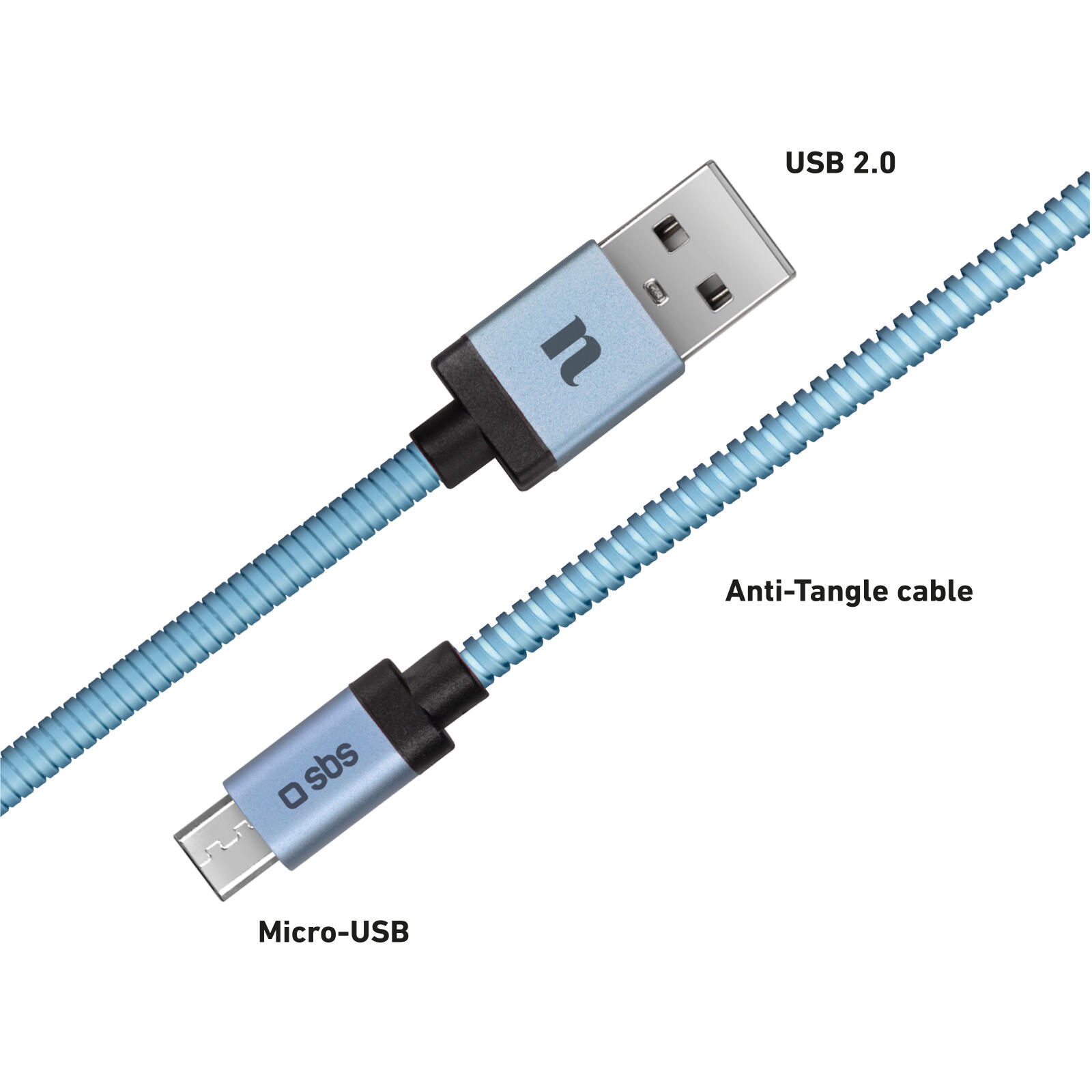 Cavo dati e ricarica Micro USB-USB 2.0 Amalfi 2/2