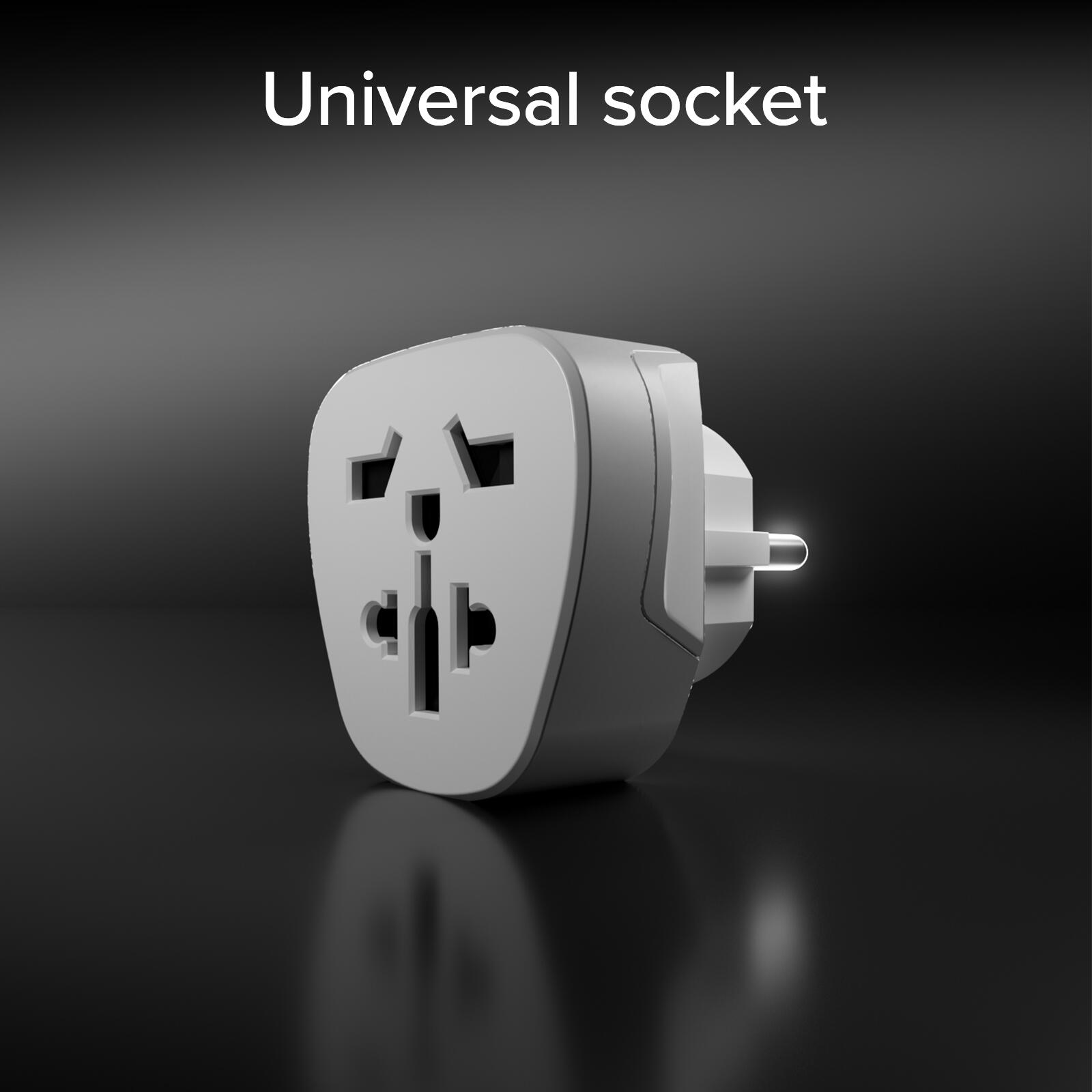 Adaptateur de voyage universel Schuko 5/7