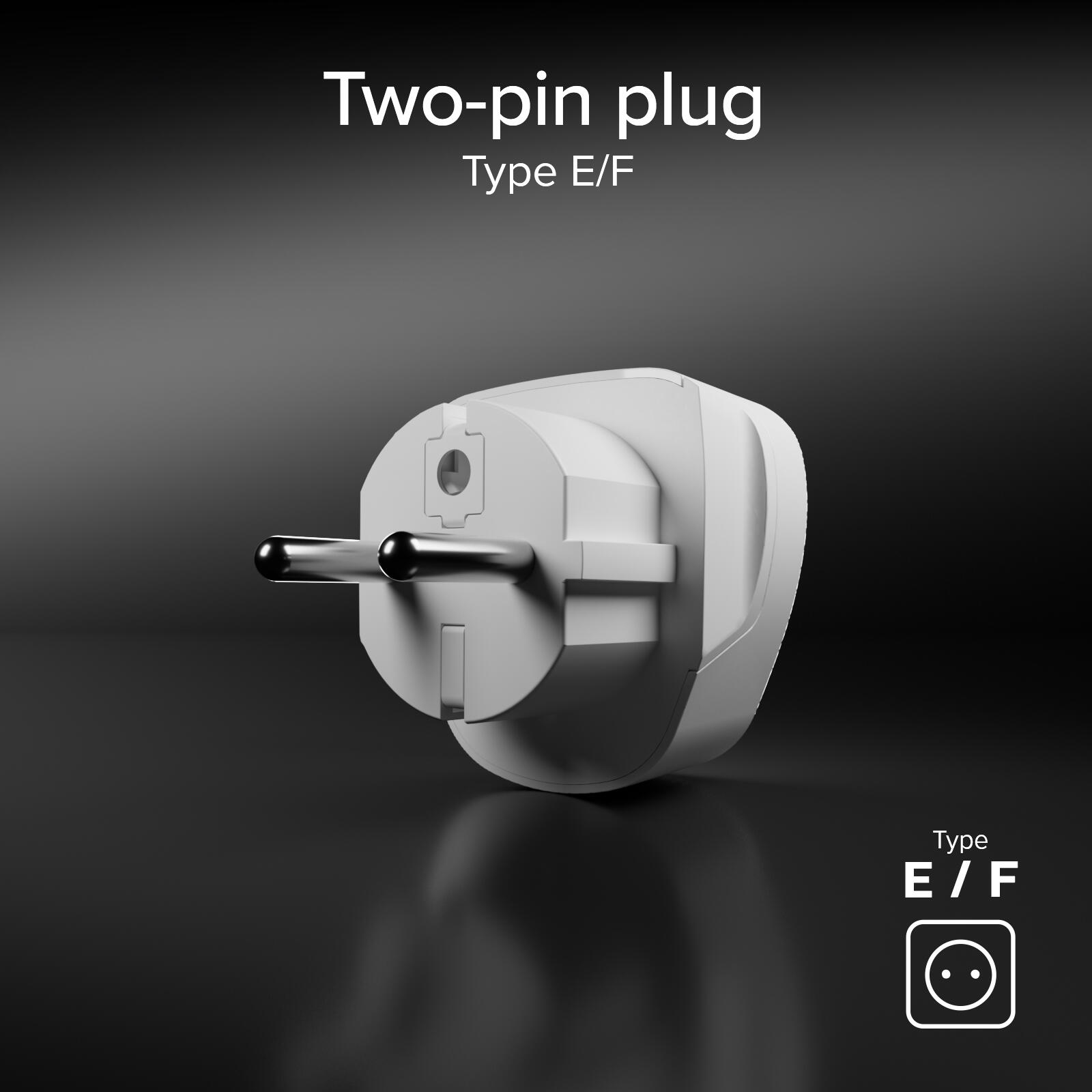 Adaptateur de voyage universel Schuko 4/7