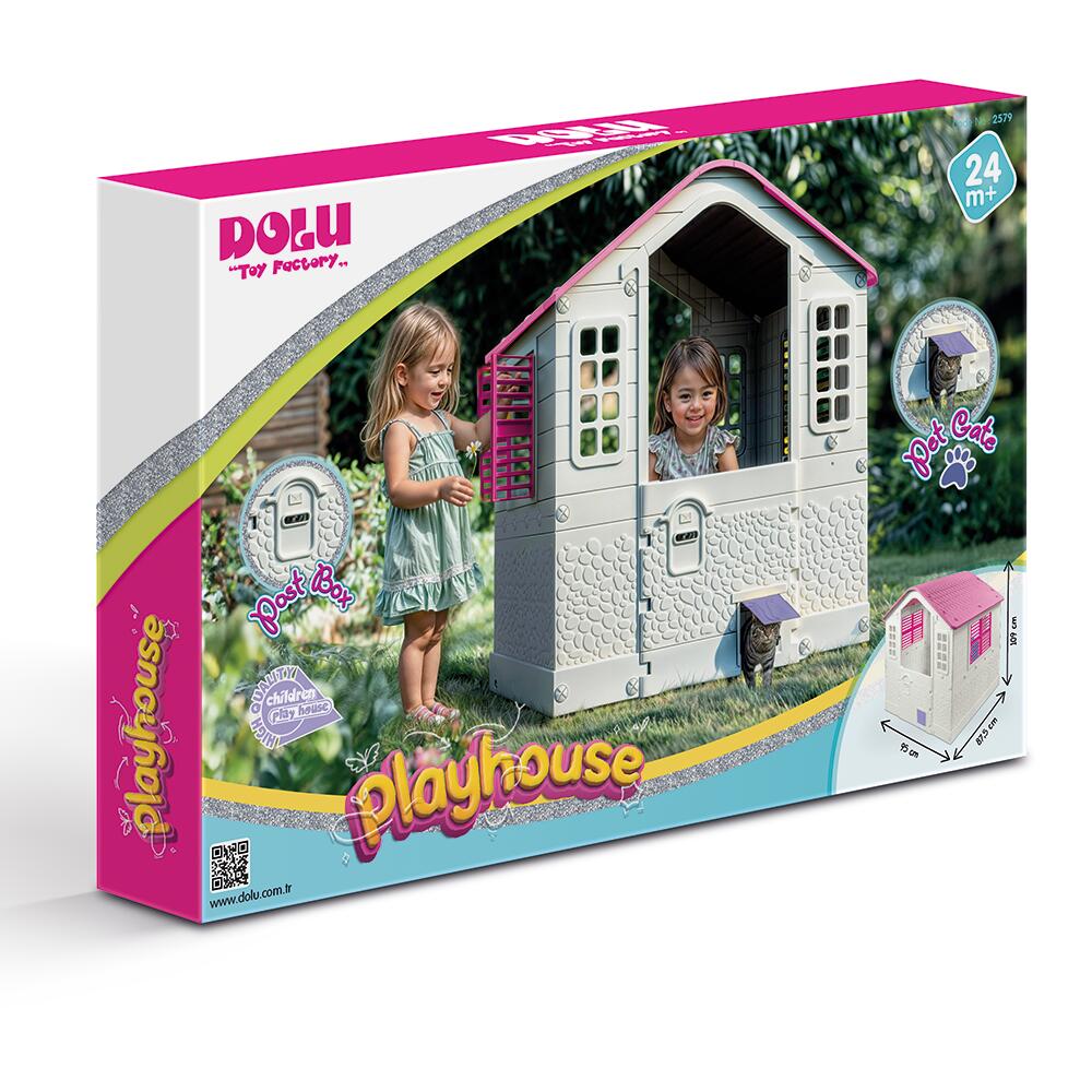 Dolu Kinder Spielhaus – Pink 4/5