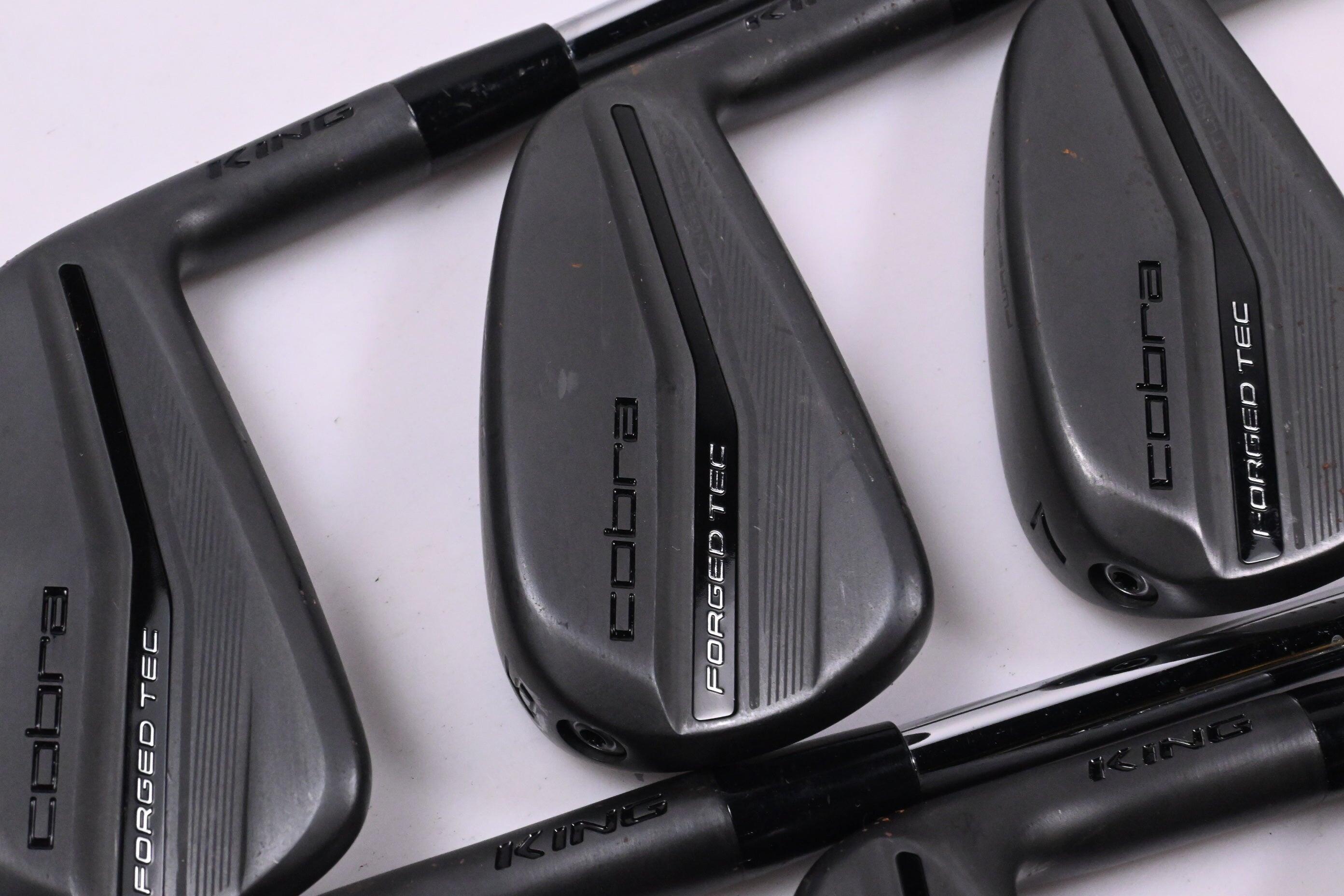 Cobra King Forged Tec 2023 Black Irons / 5-PW / Stiff Flex KBS 