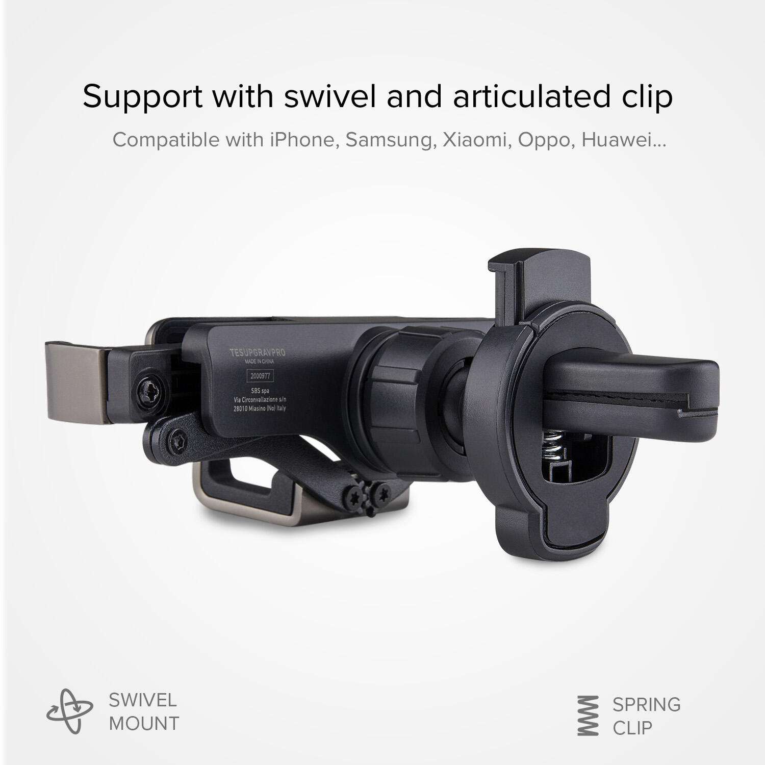Support de voiture pour smartphone à verrouillage automatique 3/4