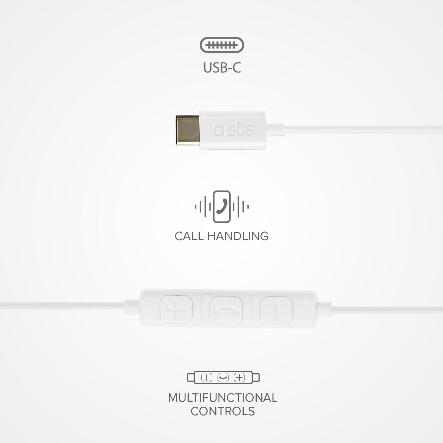 Studio Mix 65c – Écouteurs filaires USB‑C semi intra‑auriculaires 3/4