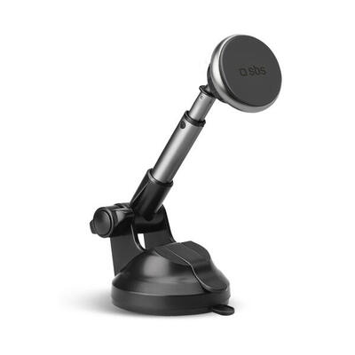 Supporto auto magnetico per telefono con asta telescopica e fissaggio a ventosa