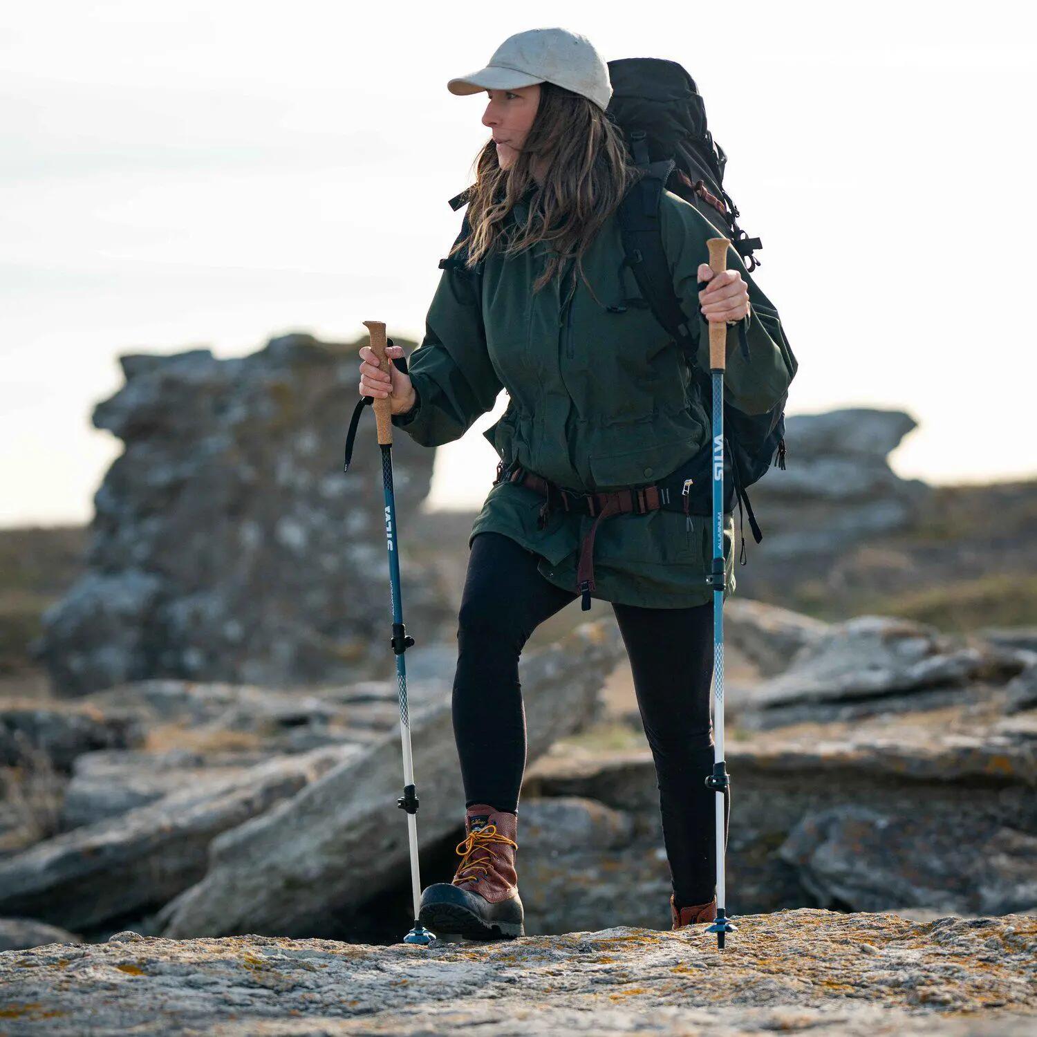 Lightweight Aluminium Trekking Telescopic Poles 140 cm 2/7