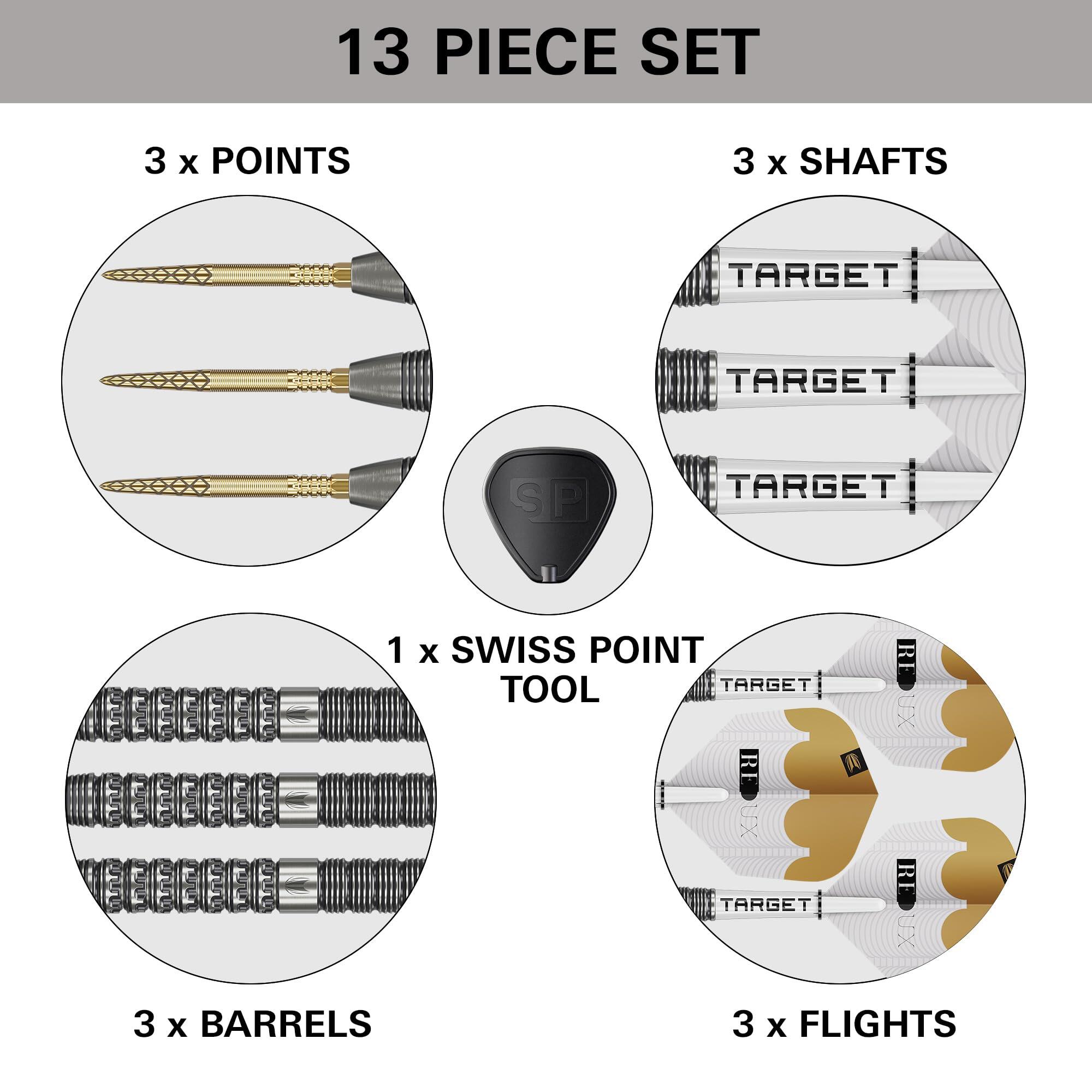 Redux 90% Tungsten Swiss Point Steel Tip Darts 25g 4/6