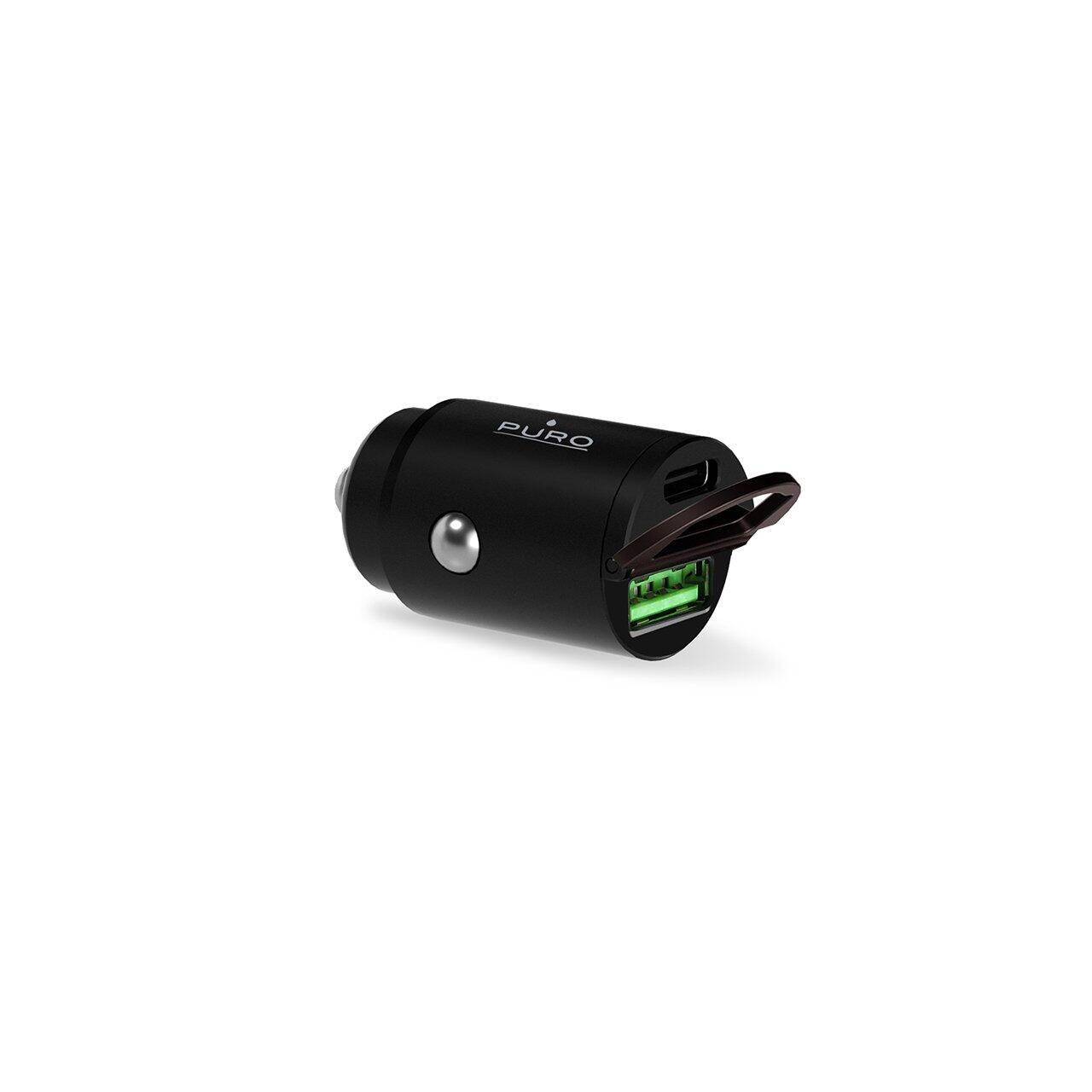 Mini Caricatore da Auto "Bullet" USB-C, USB-A Fast Charging e Power Delivery 30W 2/7