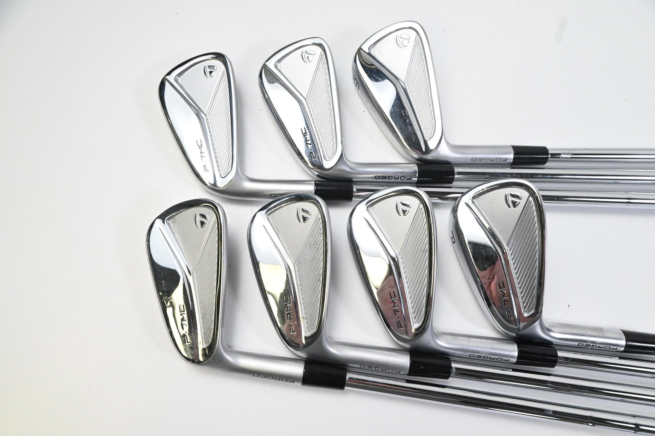 Left Hand Taylormade P7MC 2023 Irons / 4-PW / Stiff Flex KBS Tour