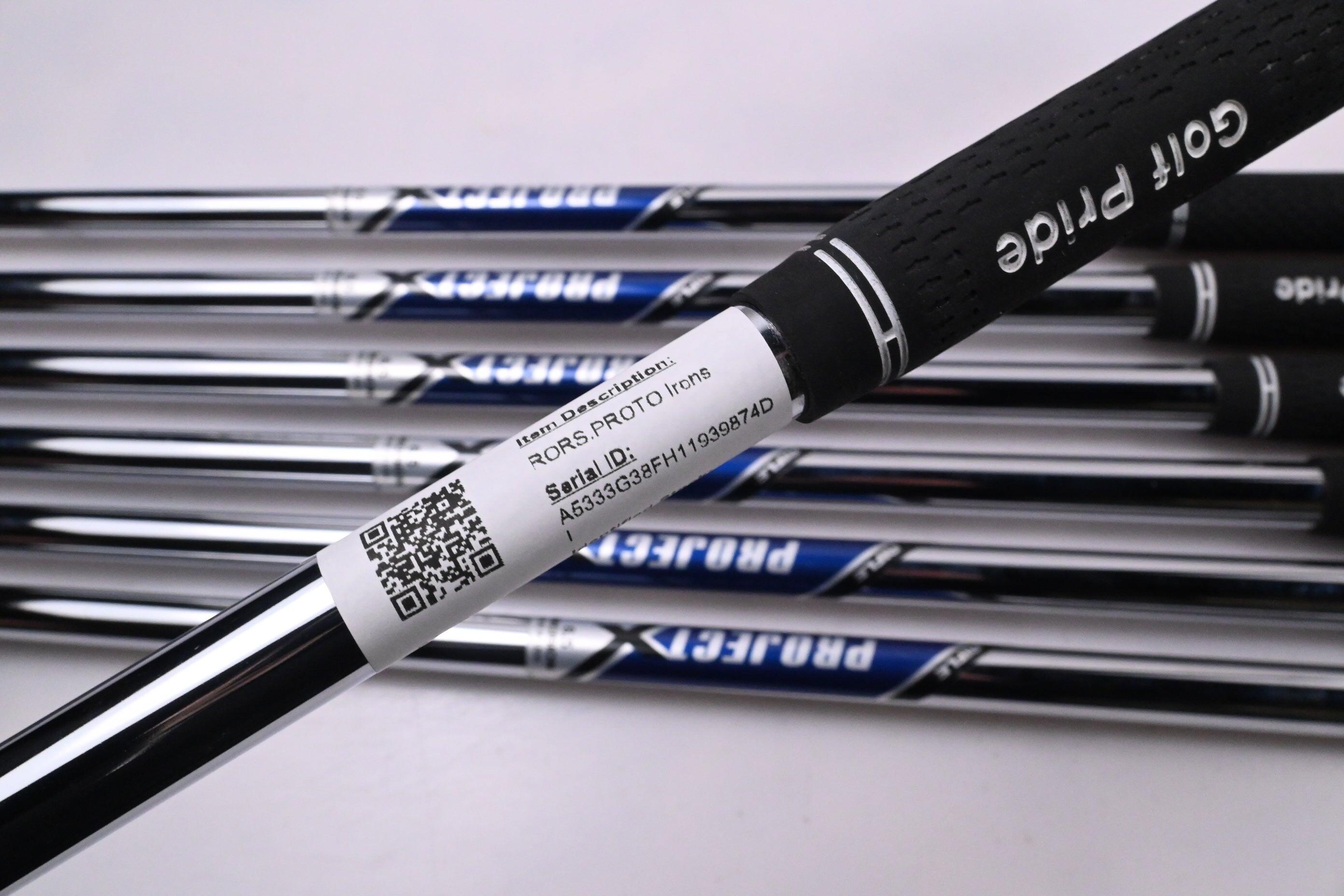Taylormade RORS.PROTO Irons / 4-PW / X-Flex Project X Shafts