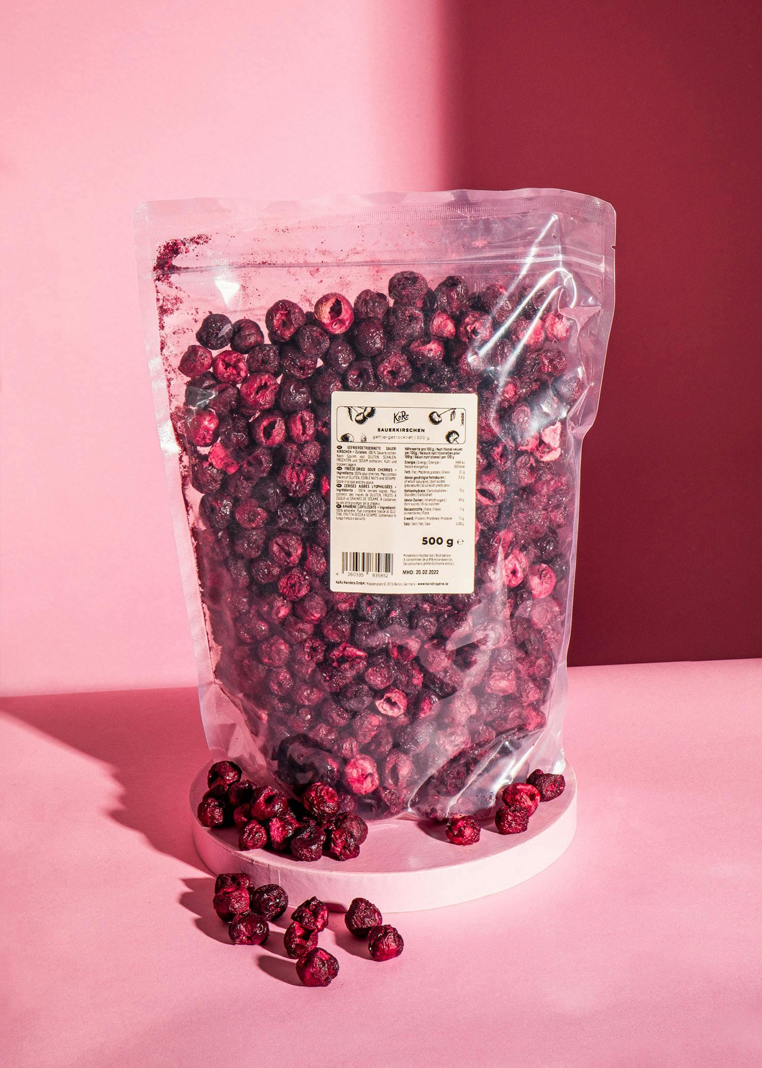 Griottes entières lyophilisées 500 g 2/6