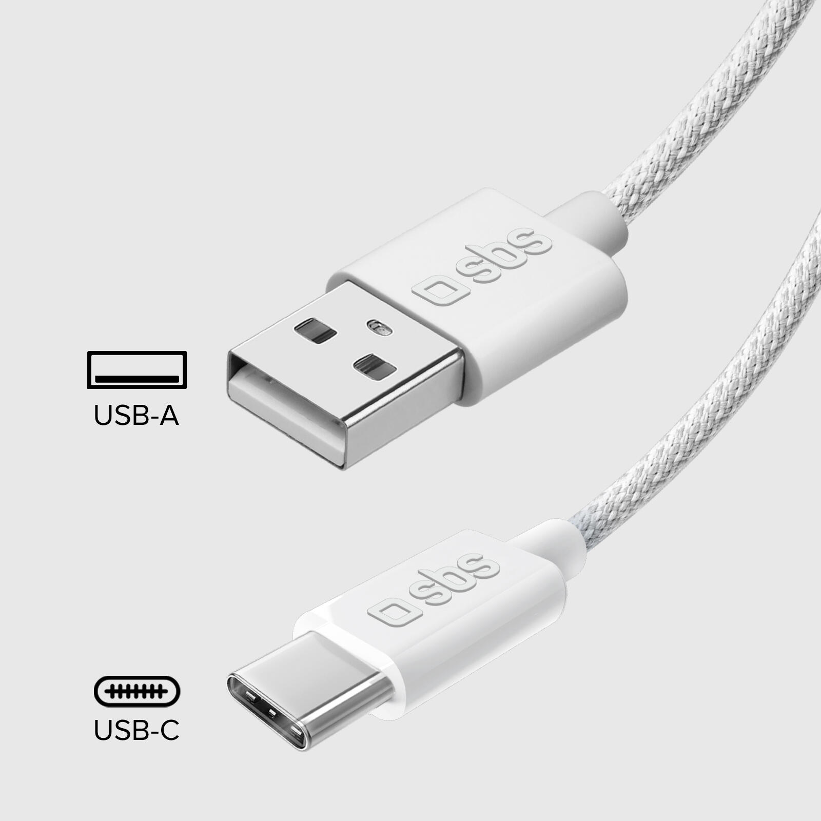 Cavo USB-A - USB-C in tessuto con fermacavo, 1.5 metri 2/7