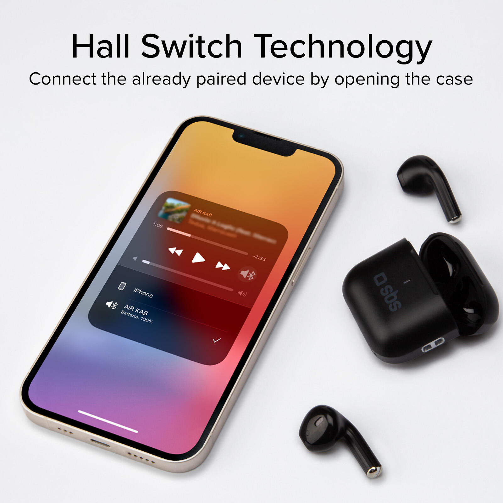 Écouteurs TWS avec étui de charge 250 mAh 5/7